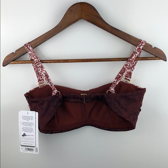 Athleta Aqualuxe Batik Bandeau Size Small - Picture 4 of 5
